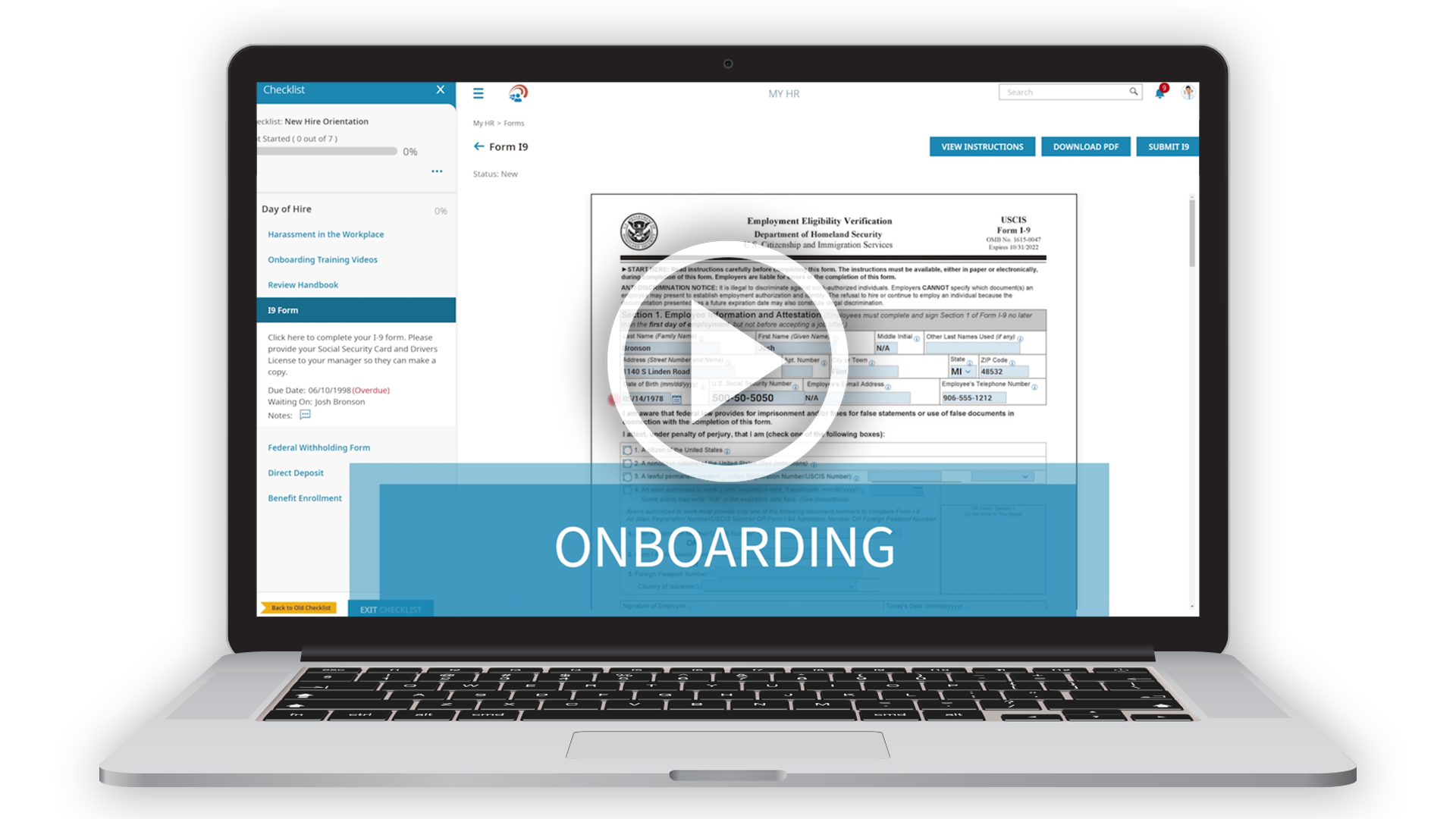 Onboarding Demo Video