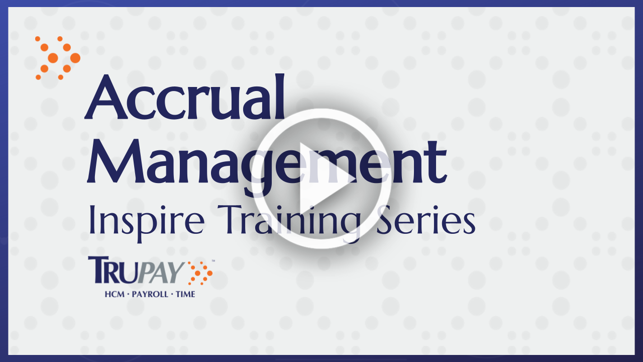 Accrual Management