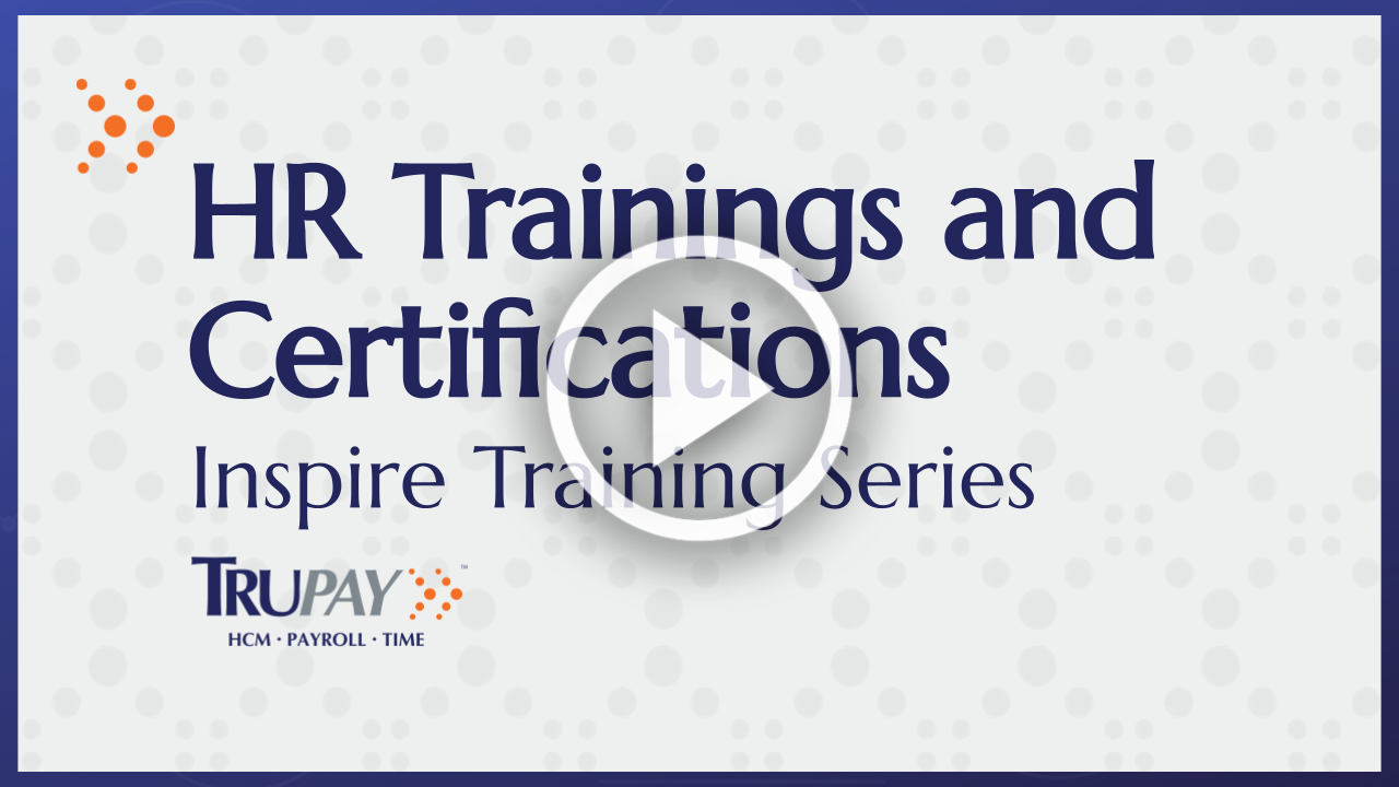 HR Trainings and Certifications