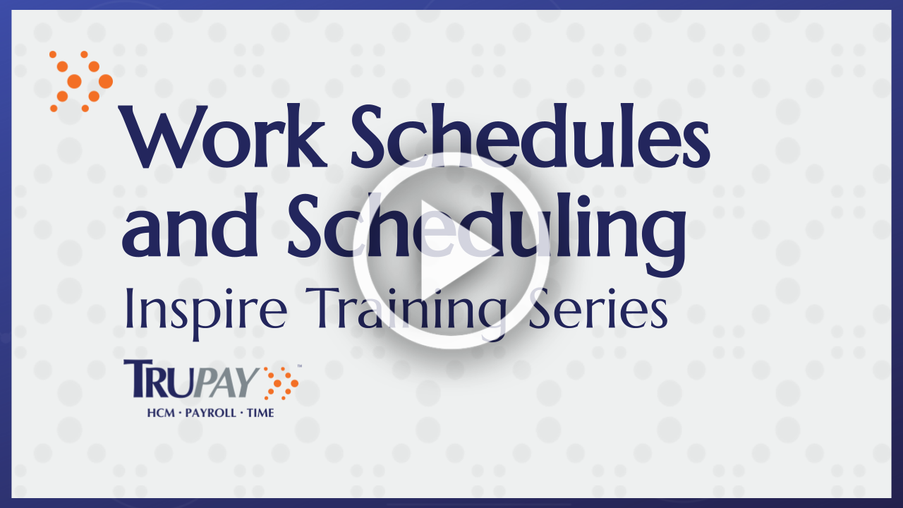 Work Schedules and Scheduling