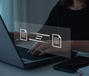 Digital system for transferring documents and files