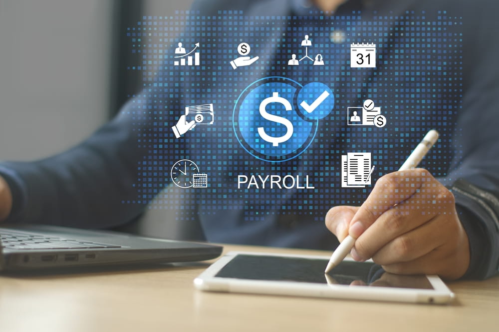 Payroll management and financial processing system