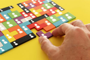 Image of tangram puzzle blocks